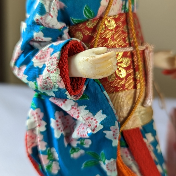 Vintage Japanese Geisha Dolls Sousaku Dancing Set of 2 - Picture 10 of 13